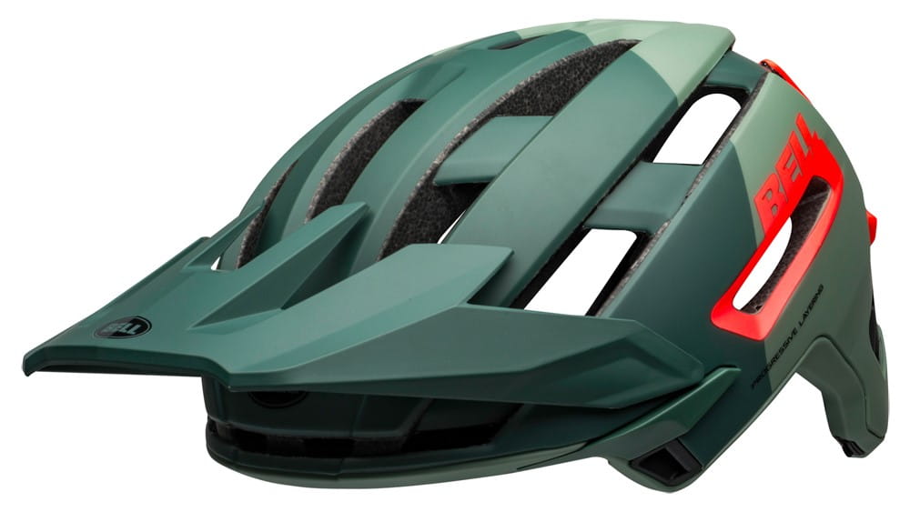 Kask mtb BELL SUPER AIR MIPS SPHERICAL matte gloss green infrared roz. L (58-62 cm) (NEW) - rove.pl
