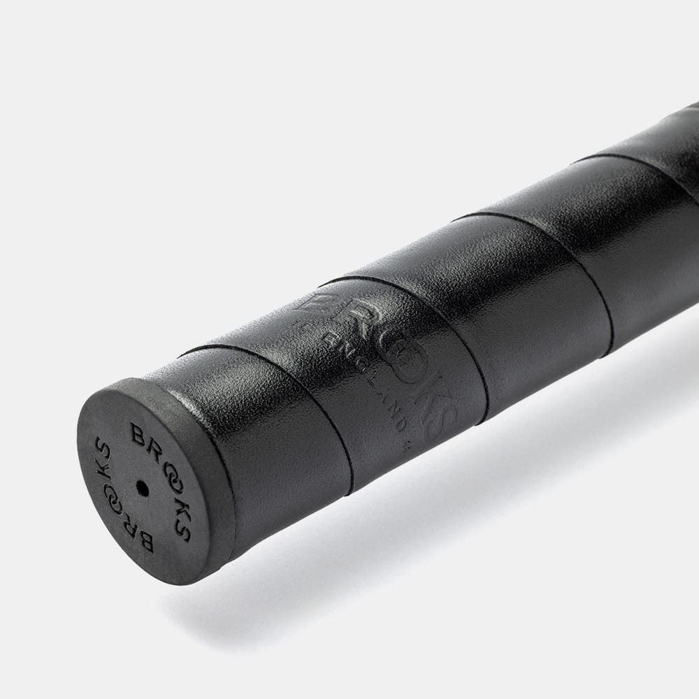 Chwyty BROOKS WILLOW LEATHER GRIPS, Black, Rozmiar 130/130 - rove.pl