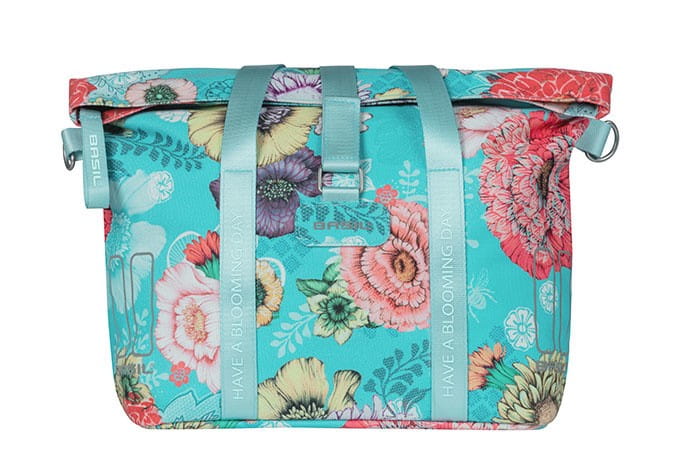 Torba na bagażnik BASIL BLOOM FIELD HANDBAG KF-HOOK System, 8-11L, sky blue (NEW) - rove.pl