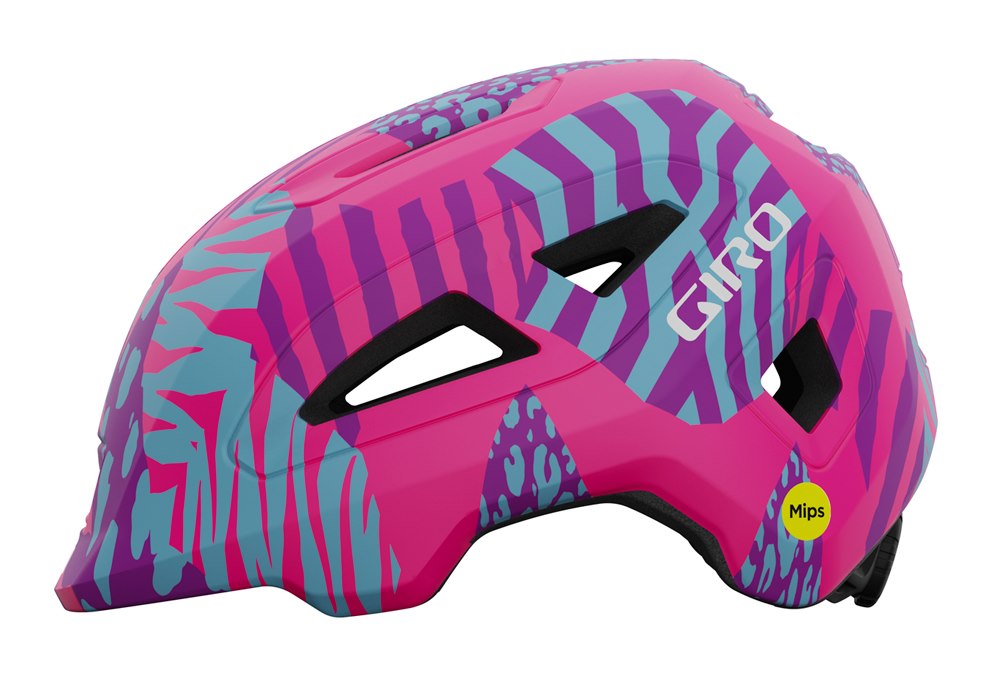 Kask dziecięcy GIRO SCAMP II matte pink animal roz. XS (45-49 cm)