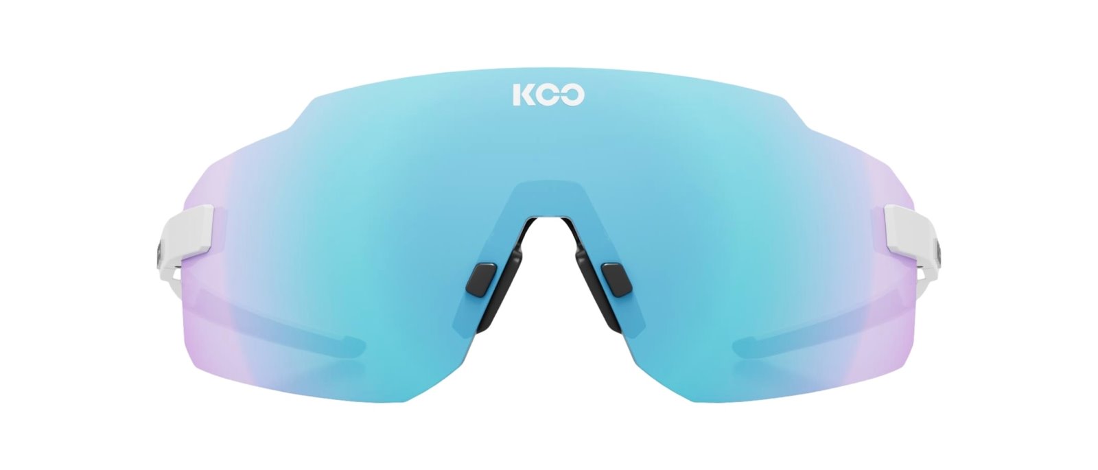 Okulary Koo Supernova White, Turquoise Mirror Lenses - rove.pl