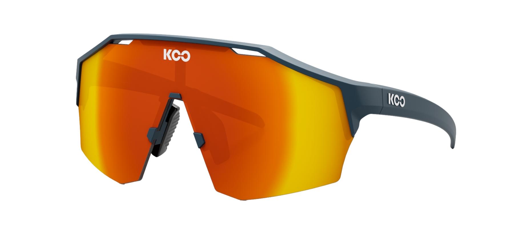 Okulary Koo Alibi Dark Blue Matt, Red Photochromic Mirror Lenses, Regular