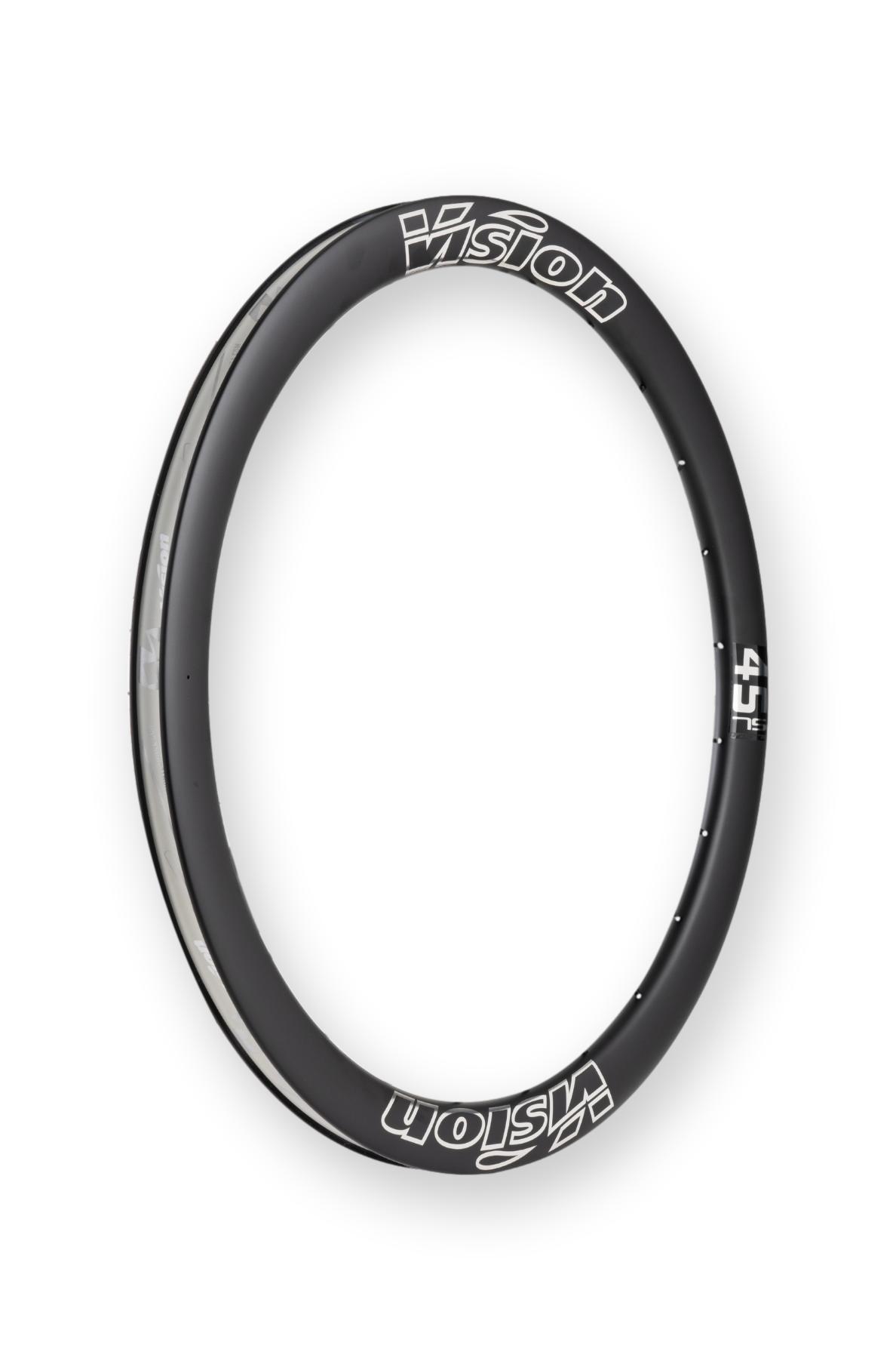 Obręcz Vision Metron 45 SL DB CH/TL Front 21H RM278A, naklejki Vision Mirror