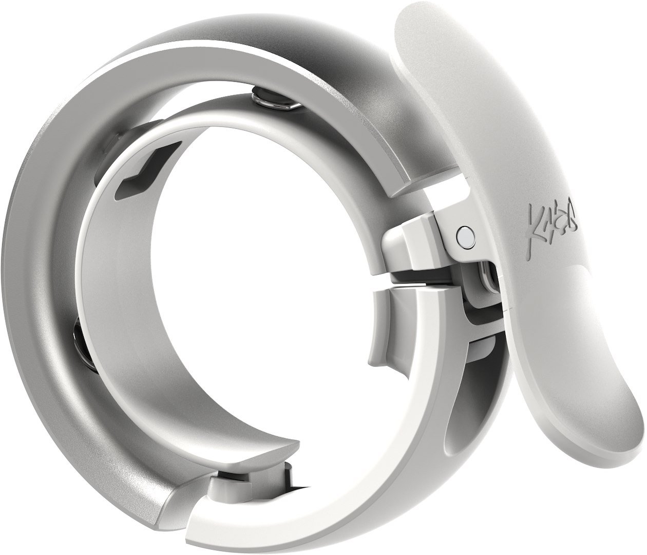 Dzwonek Knog Oi Prima duży, Primer Grey szary