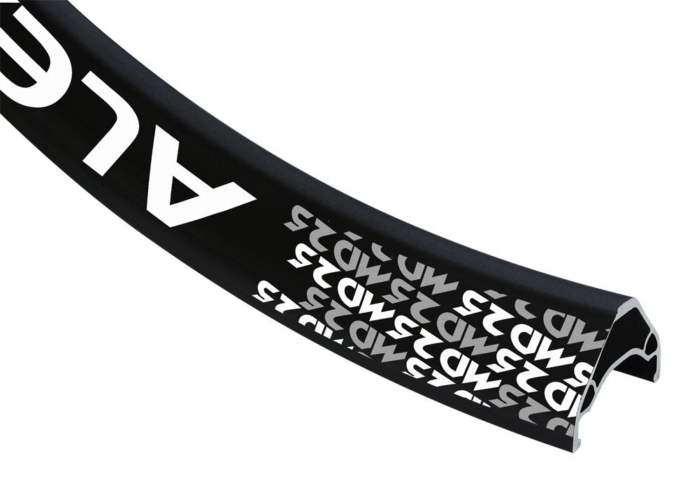 Obręcz mtb/trekking ALEXRIMS MD25, H. tarczowy, Stożek 20mm, 29" 622x25, 32 otwory, Kapslowana, Czarna, Waga 545g (NEW)