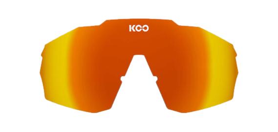 Soczewki Koo ALIBI Red Mirror Lenses, Regular