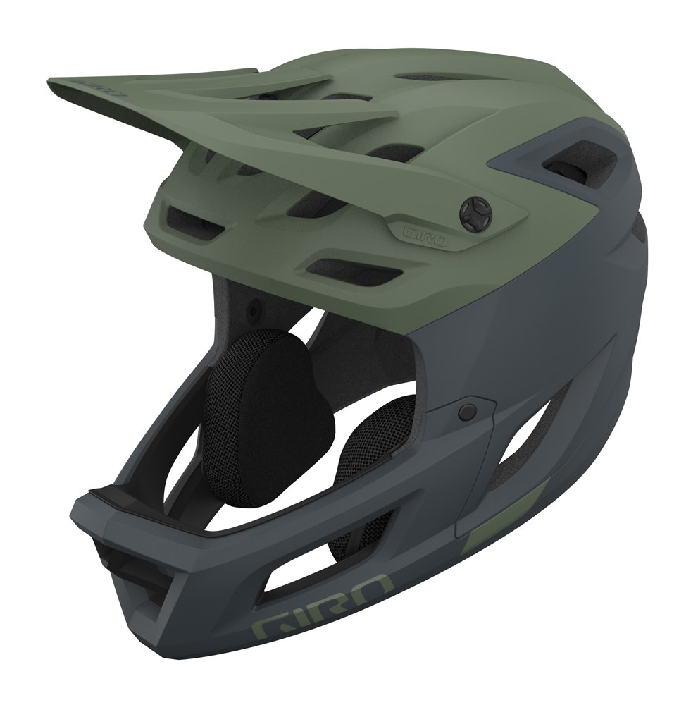Kask full face GIRO COALITION SPHERICAL matte hedge green dark shark roz. M (55-59 cm)