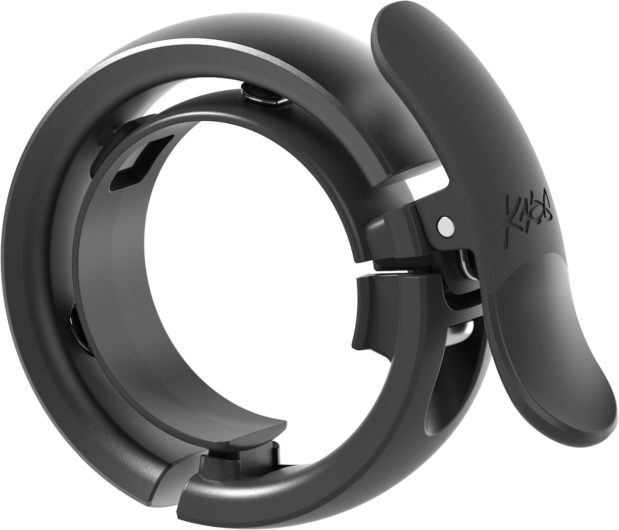 Dzwonek Knog Oi Prima duży, Anthracite antracyt
