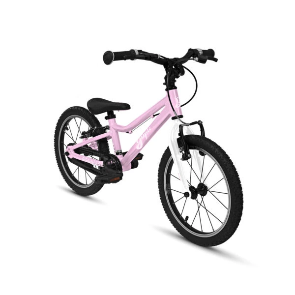 Rower dziecięcy Yupii 16″ różowy ujęcie boczne