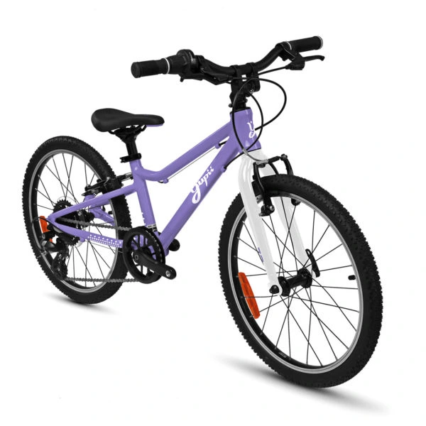 Rower dziecięcy Yupii 20″ fiolet ujęcie boczne