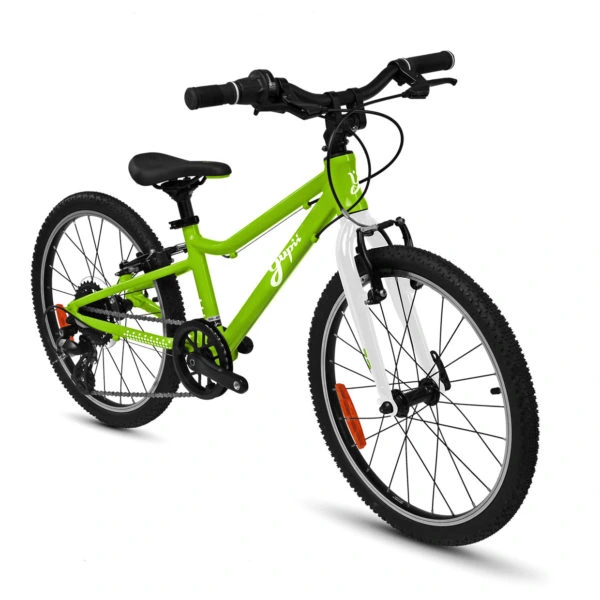 Rower dziecięcy Yupii 20″ zielony ujęcie boczne