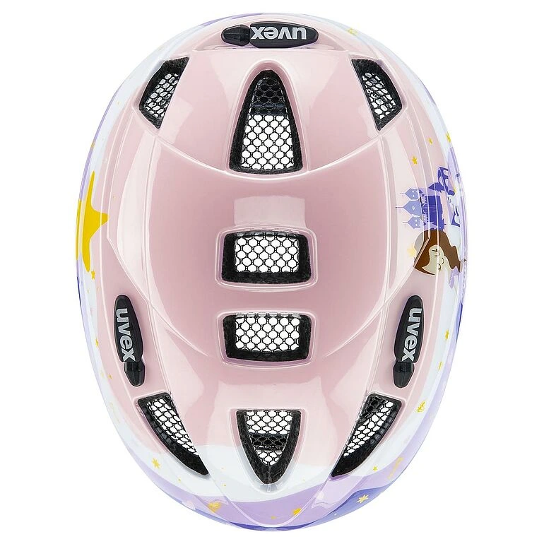 Kask rowerowy dziecięcy UVEX Kid 2 Princess góra