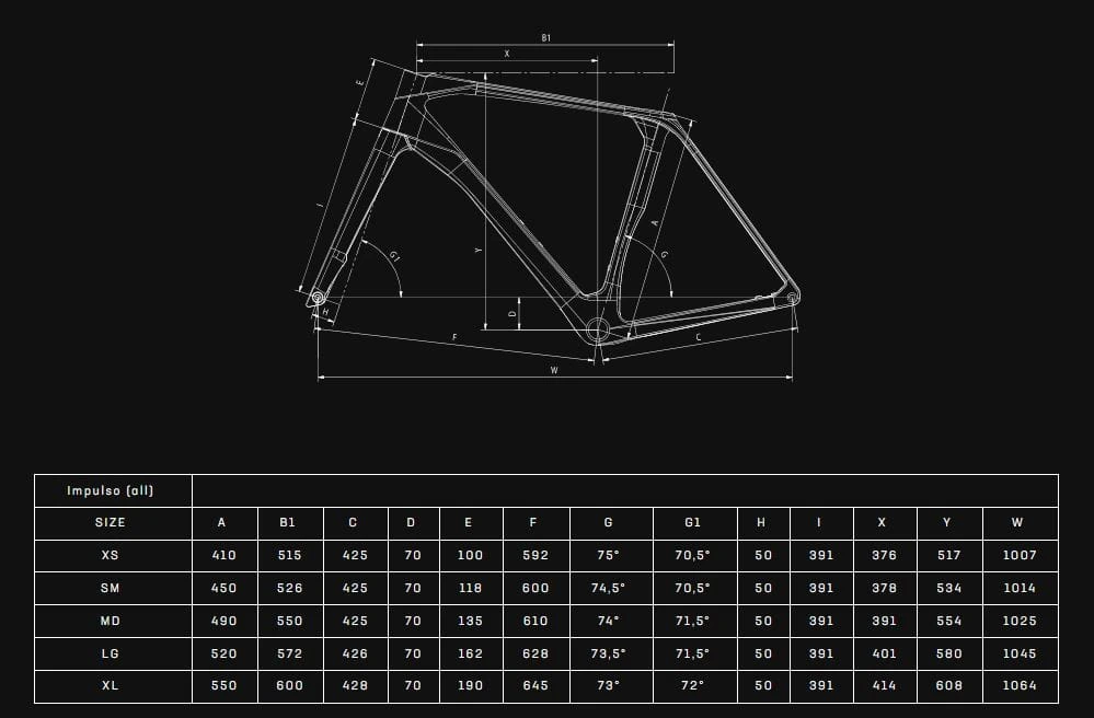 Rower Bianchi Impulso PRO GRX 820 disc 2x12sp YTB83I GK Geometria