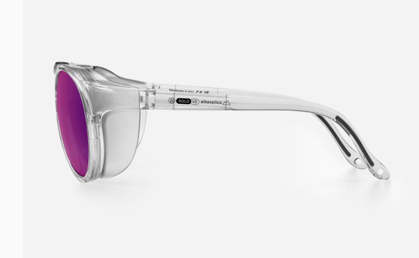 Okulary Alba Optics SOLO II CRYSTAL GLOSSY VZUM PLASMA - rove.pl