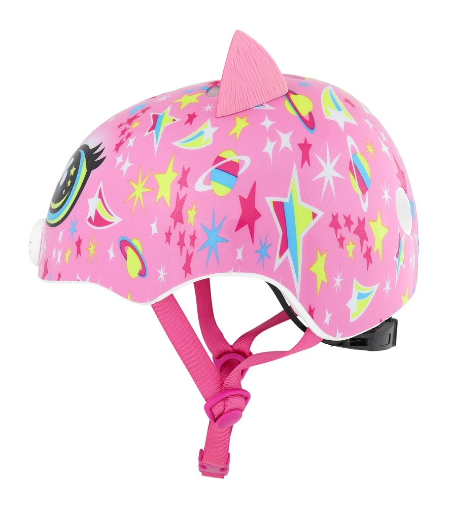 Kask dziecięcy RASKULLZ ASTRO CAT pink S