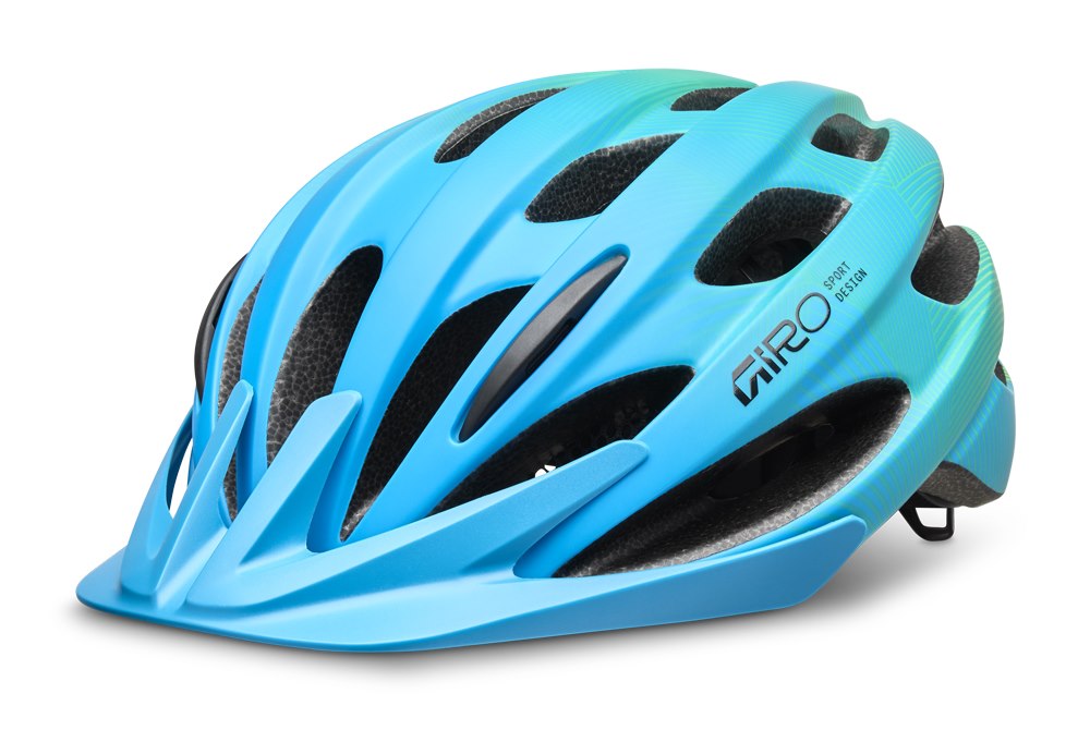 Kask dziecięcy juniorski GIRO RAZE matte blue/green roz. Uniwersalny (50-57 cm) (NEW 2026) - rove.pl