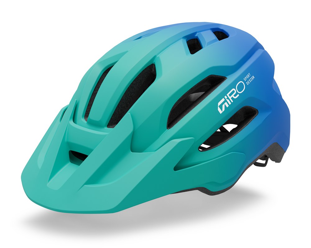 Kask dziecięcy juniorski GIRO FIXTURE II MIPS matte aqua green/blue jewel fade roz. Uniwersalny (50-57 cm) (NEW 2026) - rove.pl