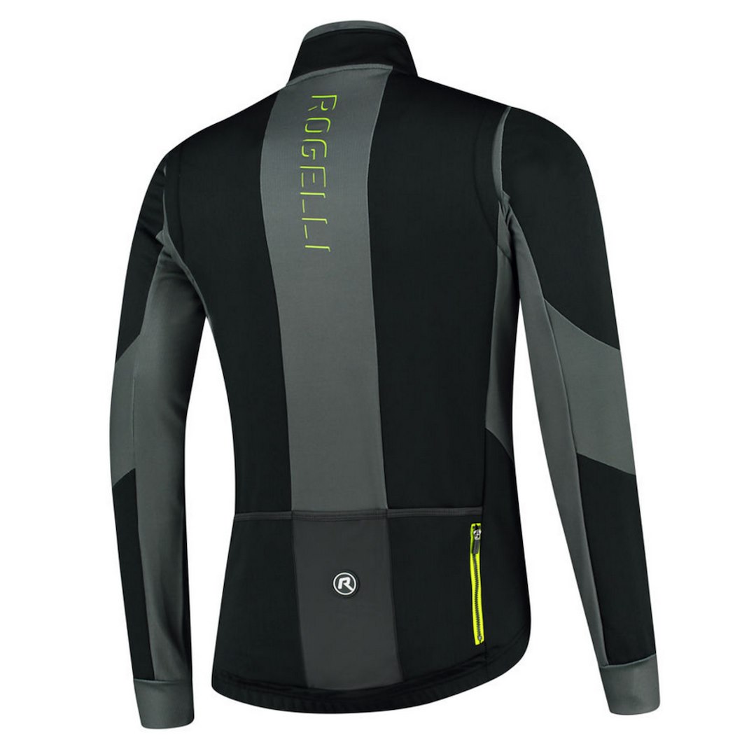 Rogelli bluza BRAVE czarno szaro żółta M - rove.pl
