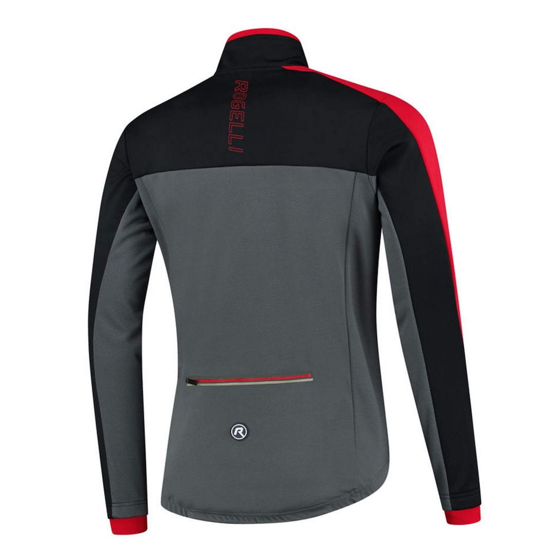 Rogelli bluza FREEZE szaro czarno czerwona 5XL - rove.pl