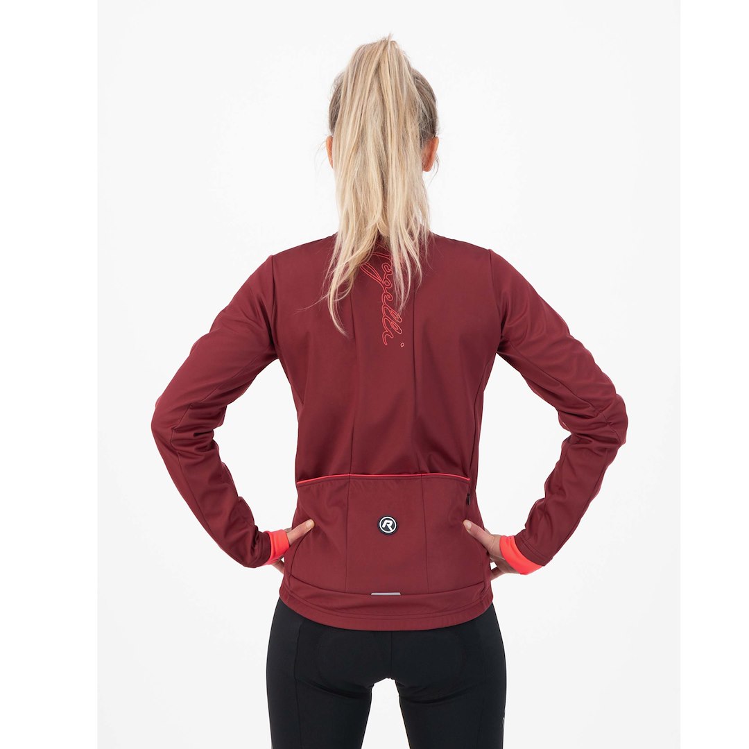 Rogelli bluza ESSENTIAL LDS bordowo koralowa S - rove.pl