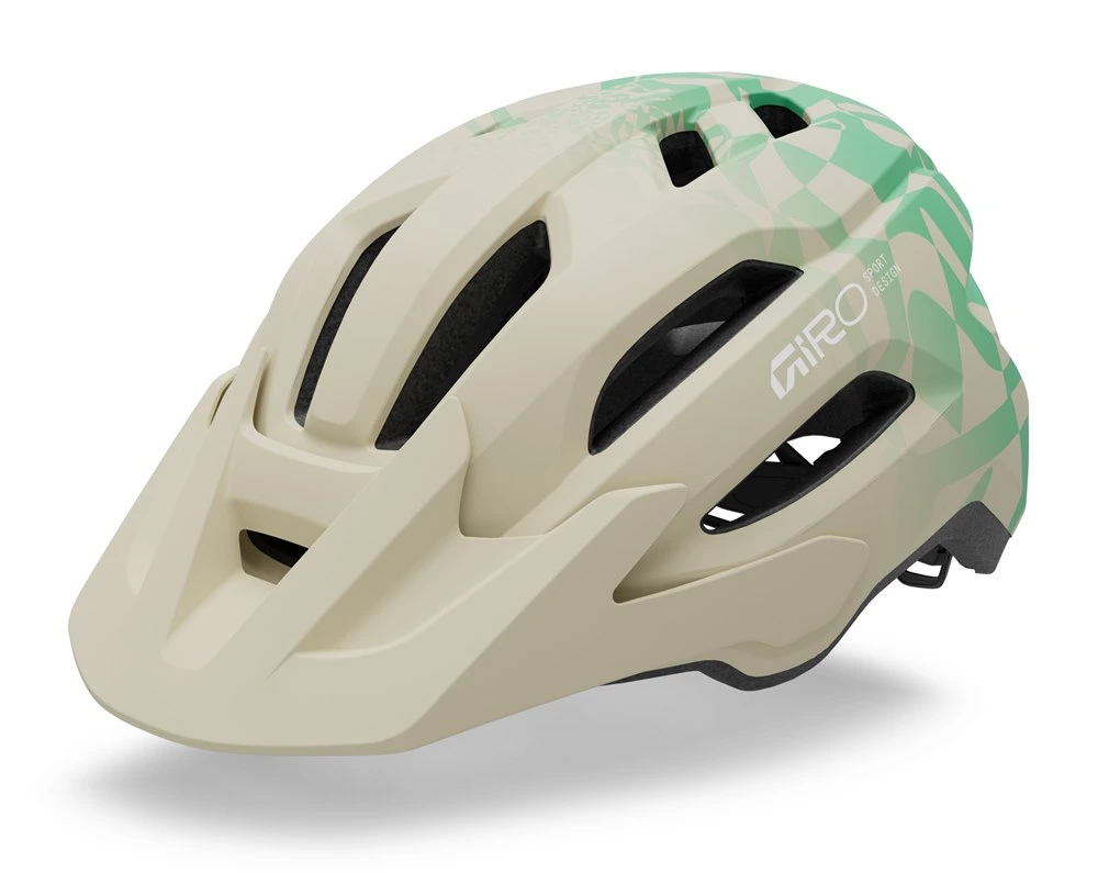 Kask mtb GIRO FIXTURE II MIPS matte stone/green rush roz. Uniwersalny (54-61 cm)
