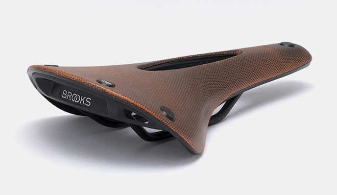 Siodło Brooks C17 Carved Orange Cambium