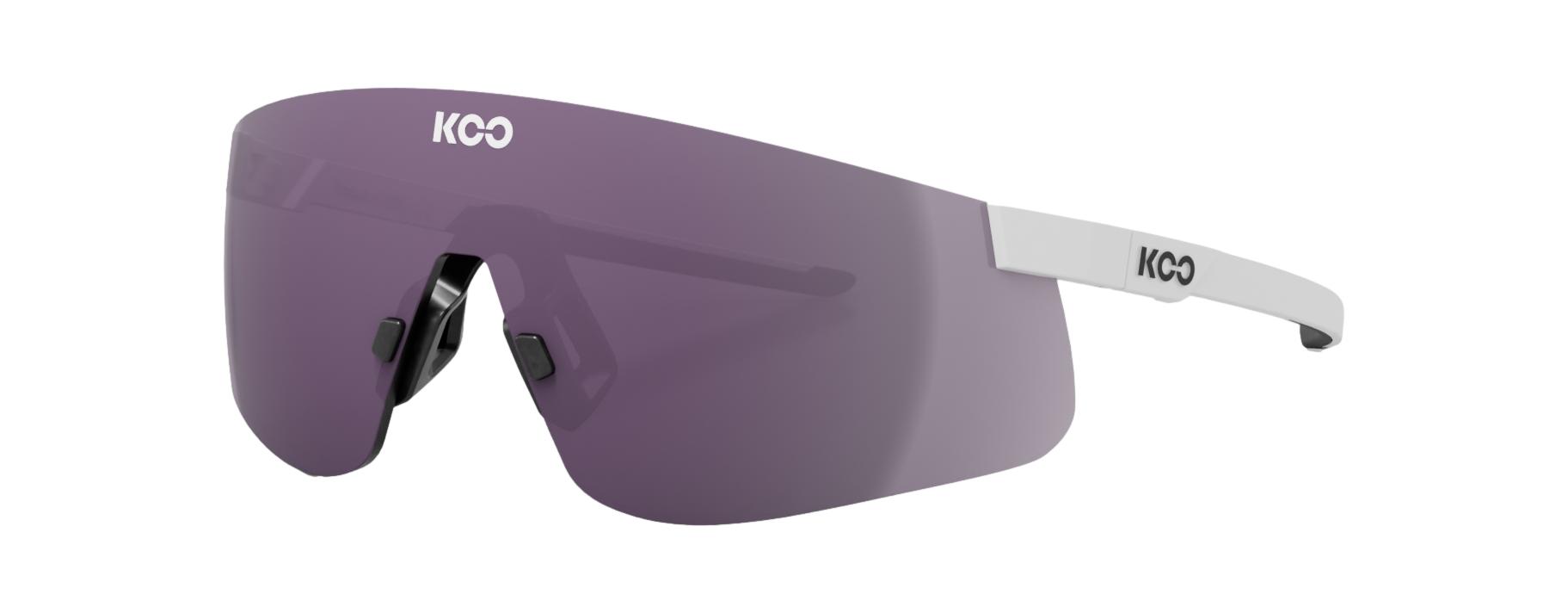 Okulary Koo Nova White Matt, Photochromic Pink Lenses - rove.pl