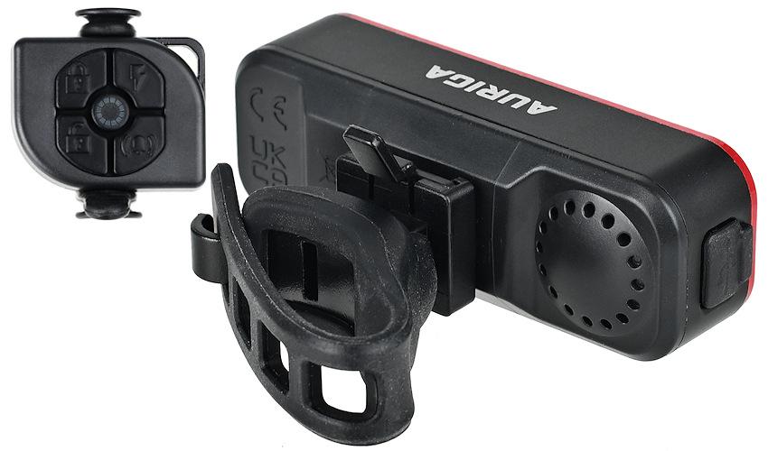 Lampa tył Prox Auriga 300lm USB-C pilot, alarm