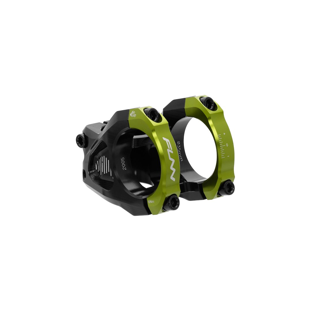 FUNN wspornik kierownicy EQUALIZER 35 35mm zielony - rove.pl