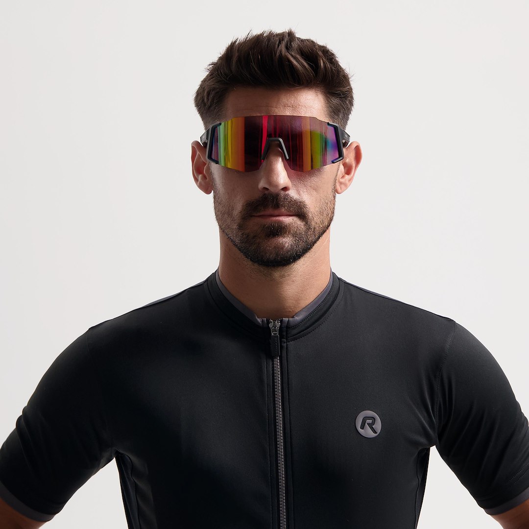 Rogelli okulary SABRE czarno czerwone - rove.pl