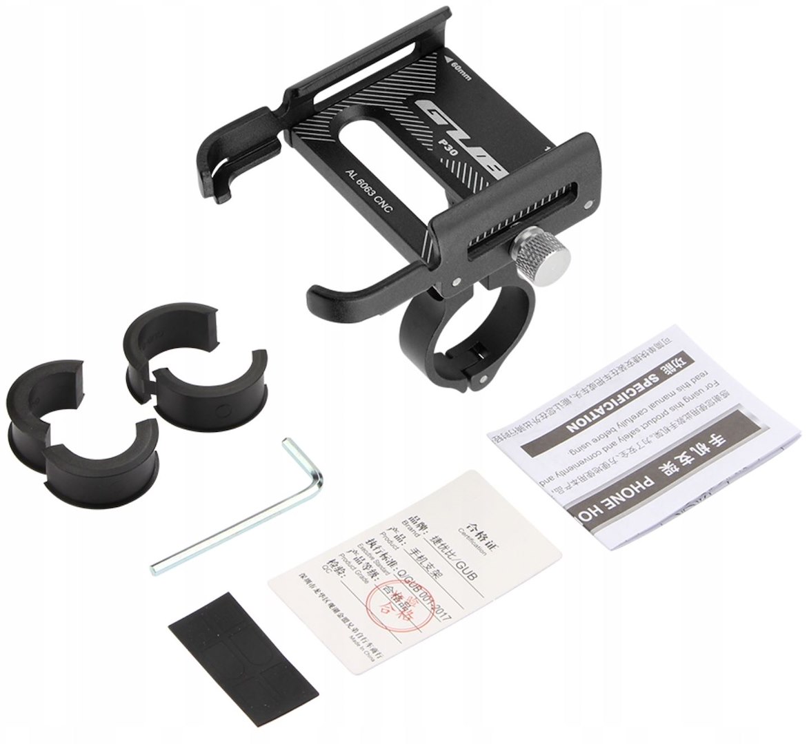 Uchwyt do telefonu GUB- P30 czarny - rove.pl