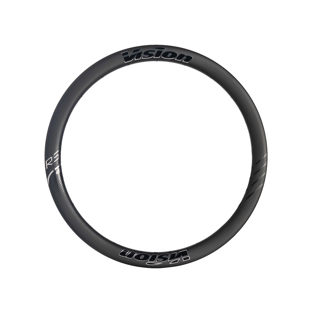 Obręcz Vision Metron Metron 45 RS DB CH/TL Rear 24H RM320A w/silver logo