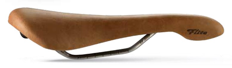 Siodło SELLA ITALIA HERITAGE FLITE RACER LIGHT BROWN L (id match L1), Pręty TI316, Skórzane, Jasny Brąz, 230g (NEW) - rove.pl