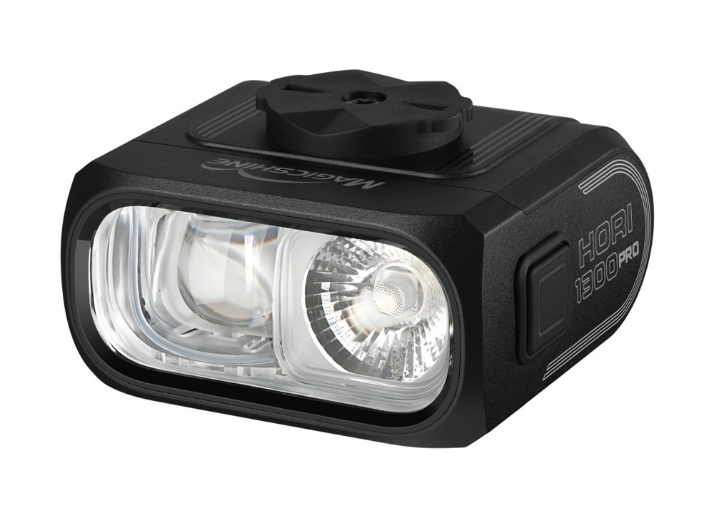 Lampka przednia MAGICSHINE HORI 1300 PRO DUAL MOUNTED FTR, ANT+, 1300 lumenów, Z Pilotem, Bez uchwytu (NEW 2026)