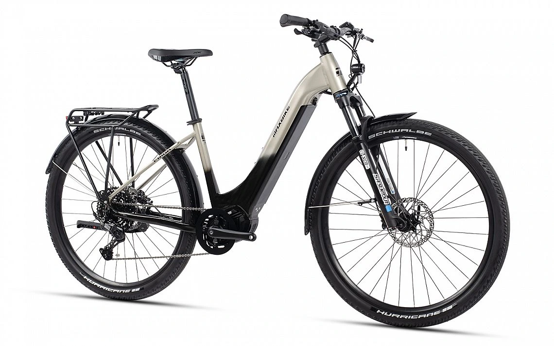 Rower elektryczny MAXBIKE Frida 29" Silver Sandstone