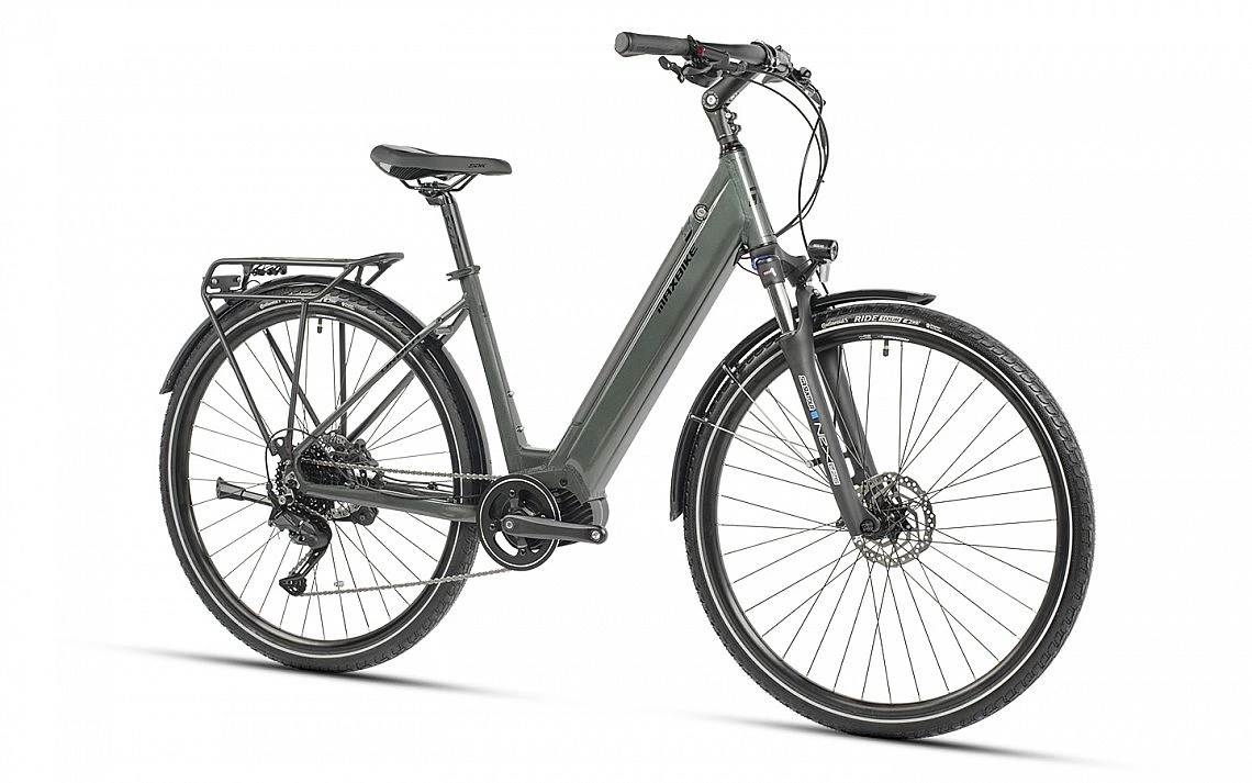 Rower elektryczny MAXBIKE Urbea 28" Pearl Sea Gray