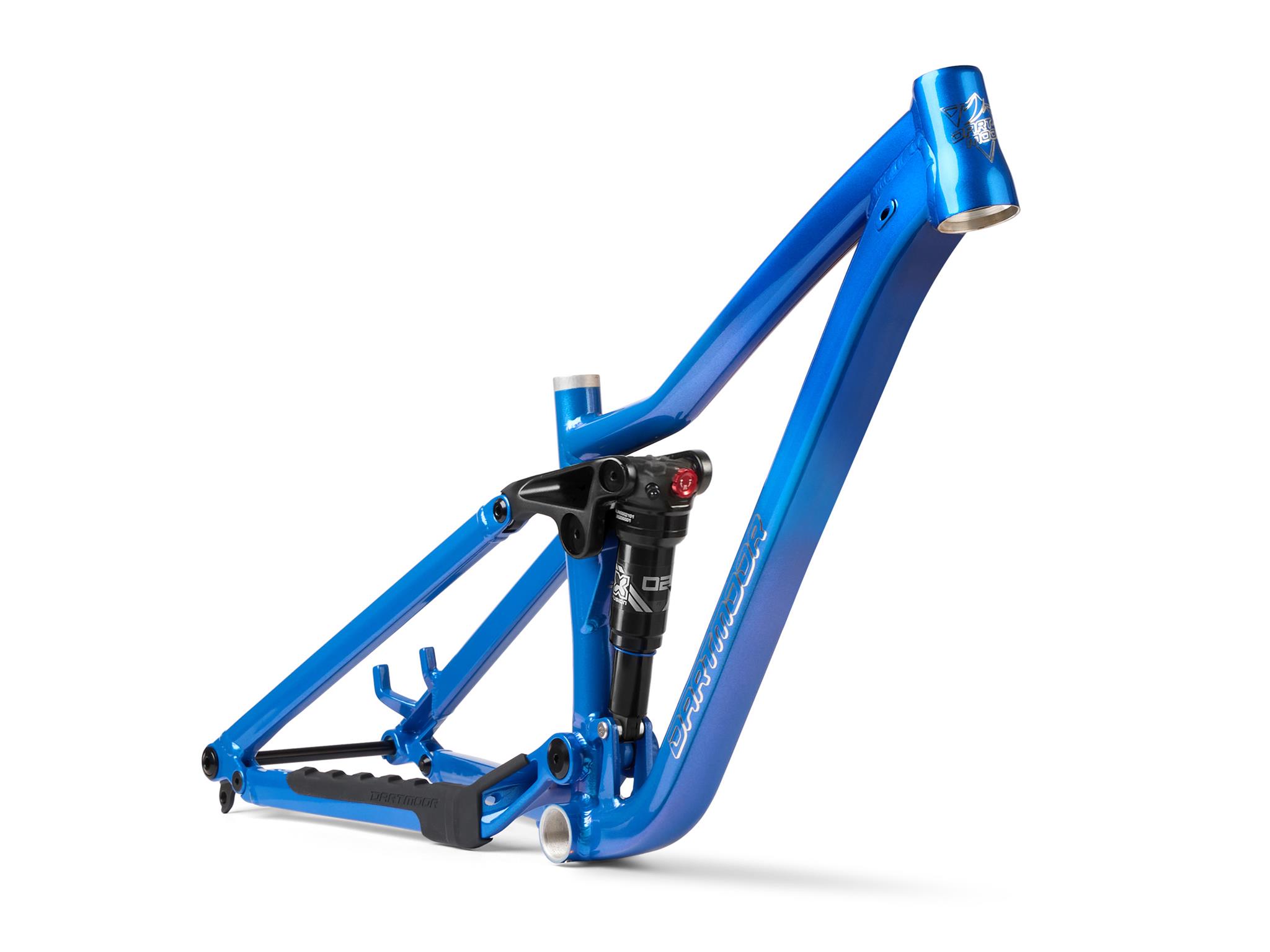 Rama Rocbird Junior, bez dampera, pod damper 185x55mm, koła 26"/24", Prism Blue/Light Blue połysk, Small
