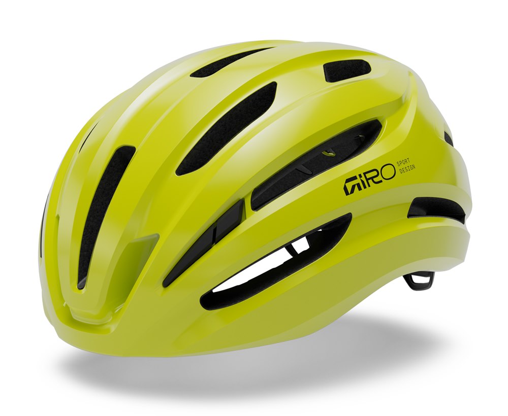 Kask szosowy GIRO ISODE MIPS II gloss hi viz yellow roz. Uniwersalny (54-61 cm) (NEW) - rove.pl