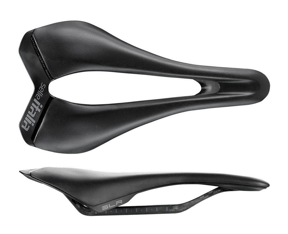 Siodło SELLE ITALIA SLR RACING REPLICA S3, Pręty Carbon, Waga 106g (NEW)