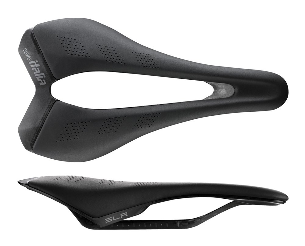 Siodło SELLE ITALIA SLR CARBON S3, Pręty Carbon, Waga 118g (NEW)