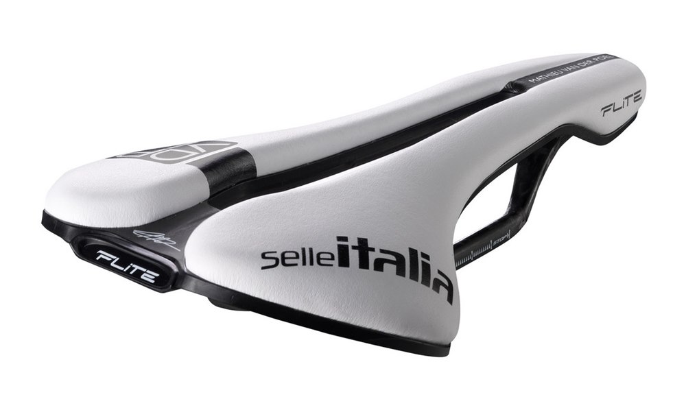 Siodło SELLE ITALIA FLITE BOOST MVDP KIT CARBONIO SUPERFLOW L (id match L3), Pręty Carbon, 162g (NEW)