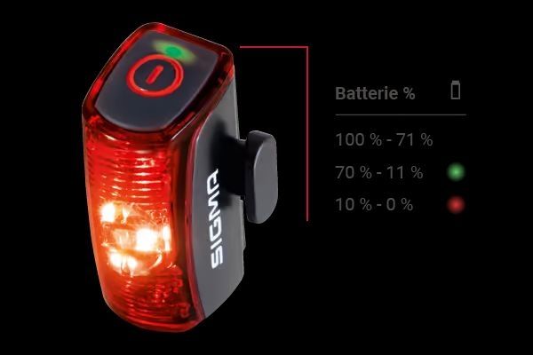 Lampa tył Sigma Infinity USB StVZO