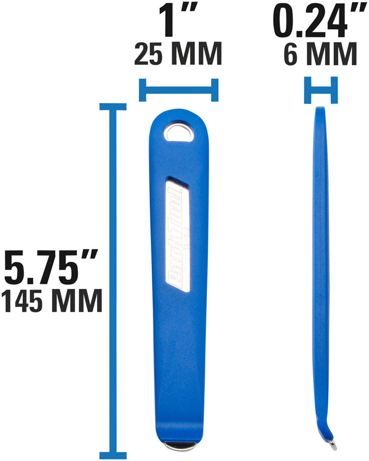 Łyżki do opon Park Tool TL-6.3 metalowe w osłonie 2 szt.