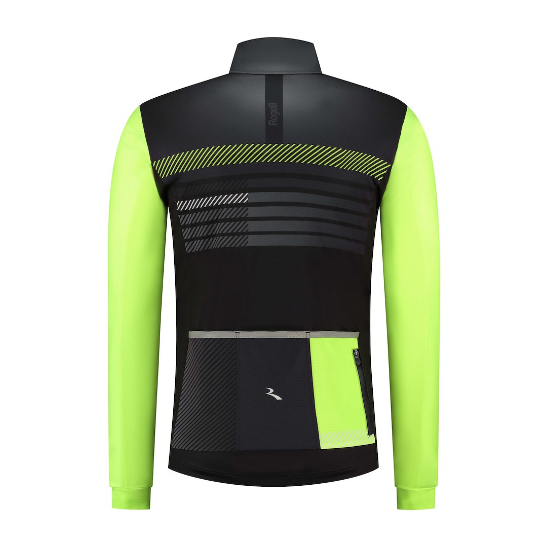 Rogelli bluza STRYDE czarno szaro żolta 3XL - rove.pl