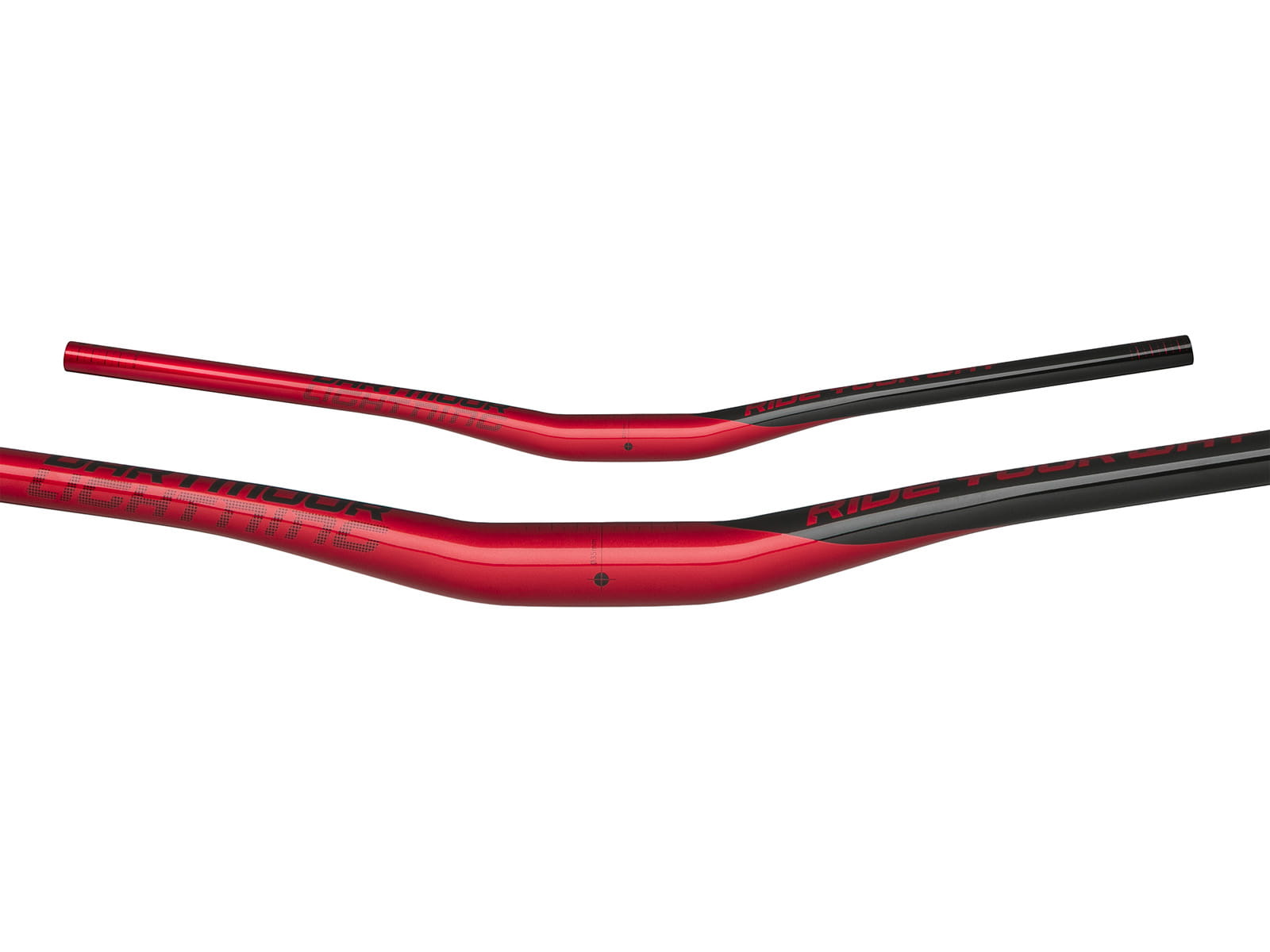 Kierownica Lightning Low, alu 7050, 800mm, śred. 35mm, wznios 1", red devil