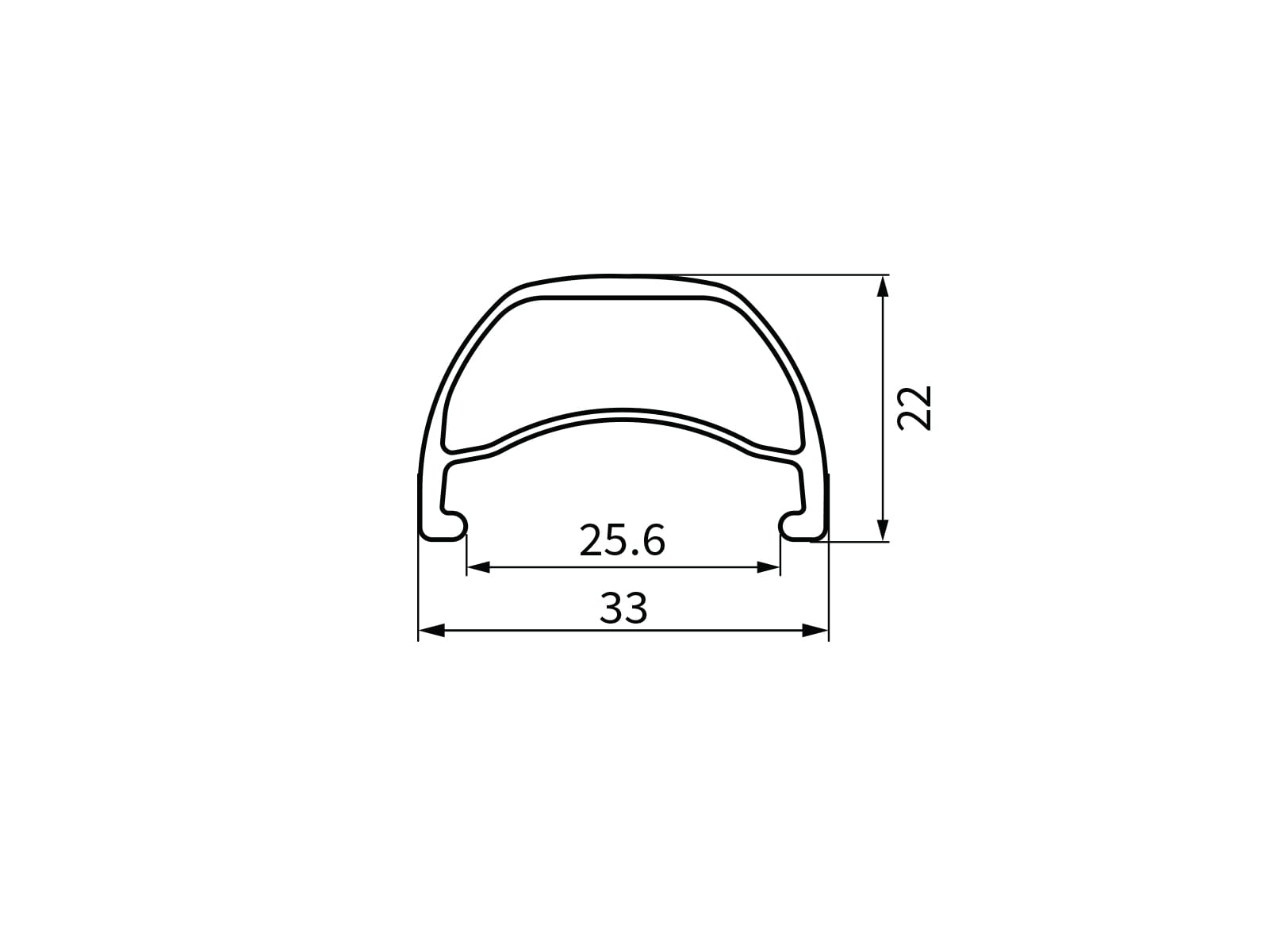 Obręcz Shield 26", 36 otworów, matowa czarna anodowana