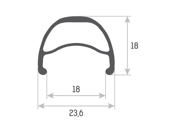 Obręcz Rockrider 29" 36H, czarna