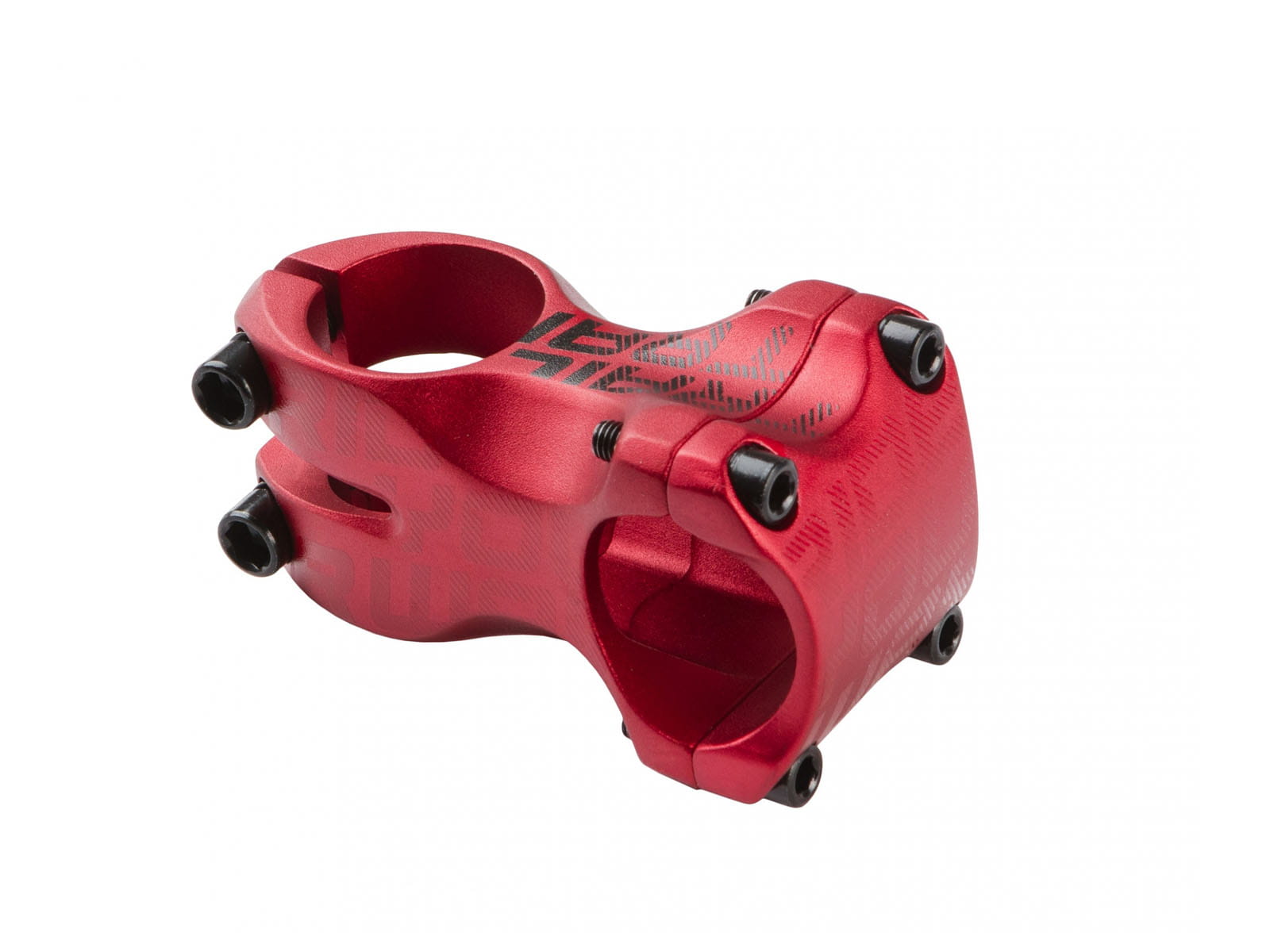 Wspornik kierownicy Trail v.2 50mm / 31,8mm, czerwony anodowany