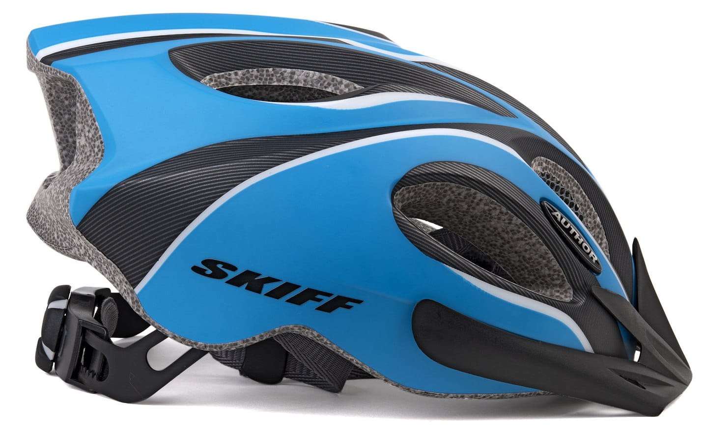 Kask AUTHOR SKIFF niebiesko(fluo)-czarny mat 58-62