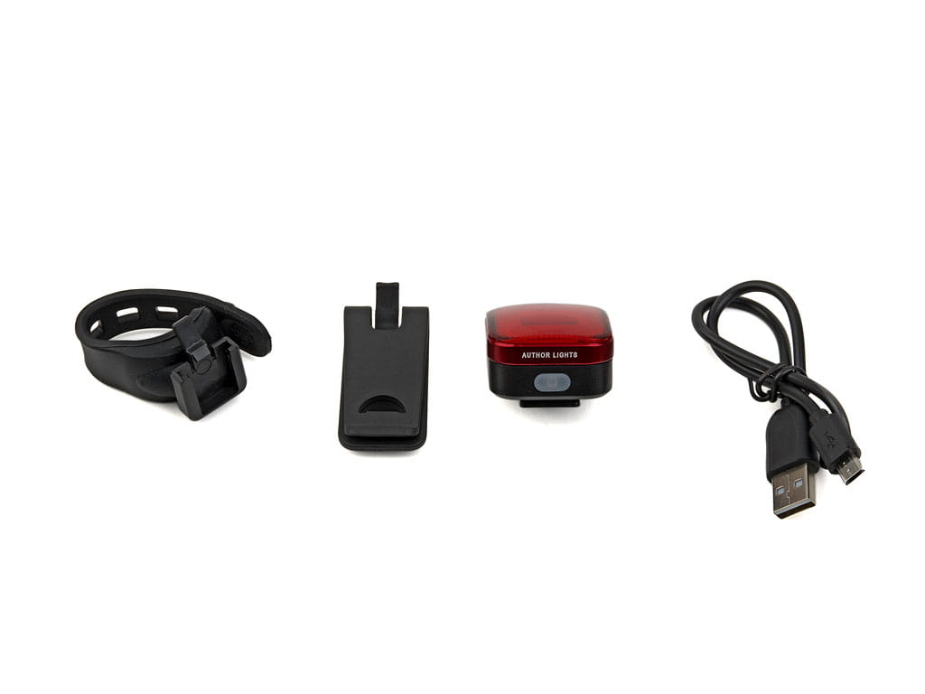 Lampa tylna AUTHOR SQUARE USB 40 lm